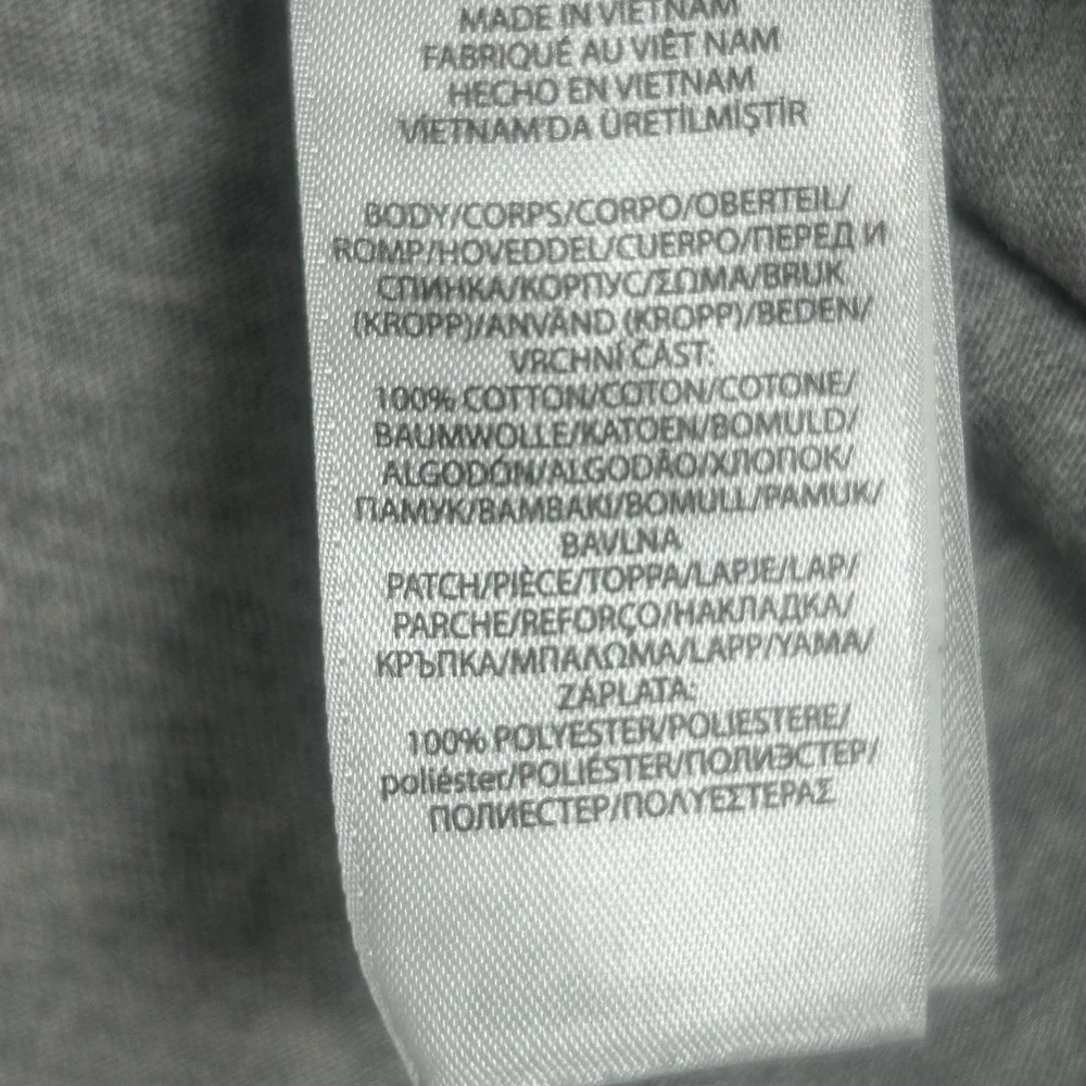 Polo Ralph Lauren Mens XXL Heather Gray Graphic Patch‎ Logo T-Shirt Short Sleeve